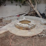 Stone Fire Pit and Bench - Gemini 2 Landscape Construction